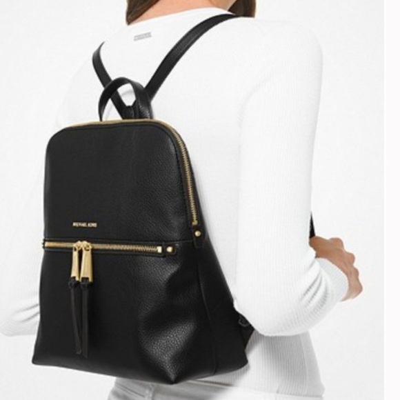 Michael Kors Black Backpack - Picture 1 of 13